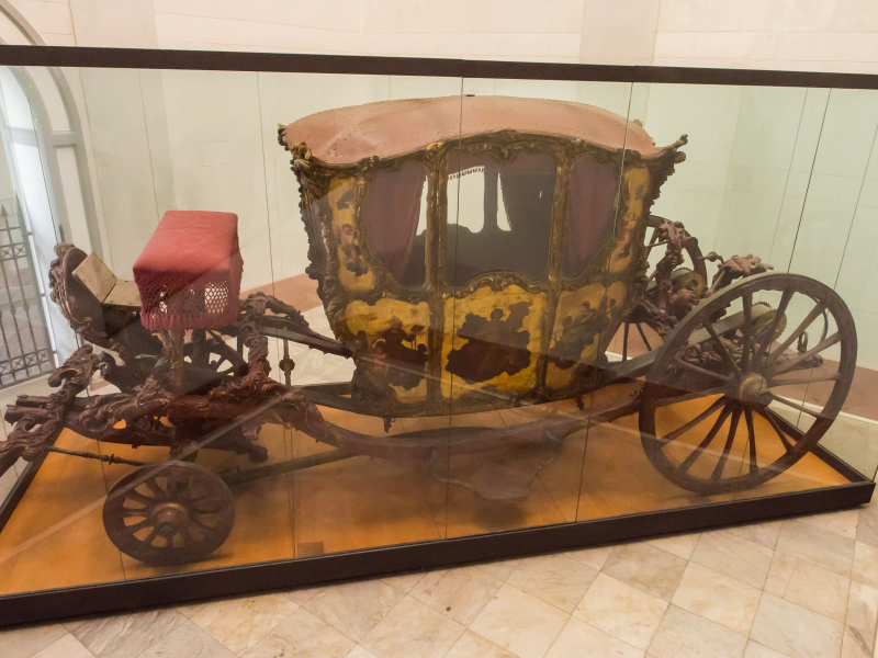 An 18th-century state carriage