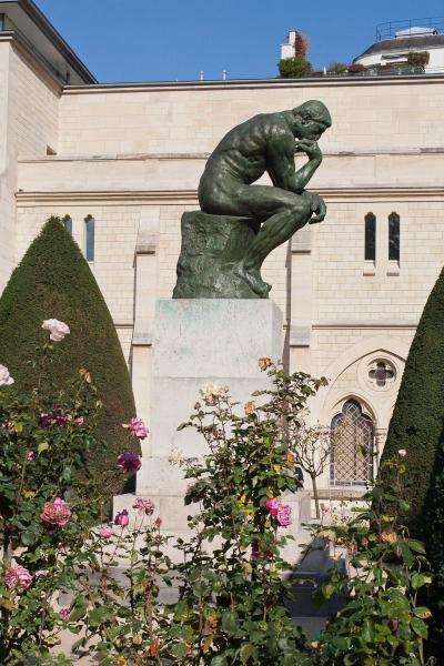 "The Thinker" in front of the Rodin Museum