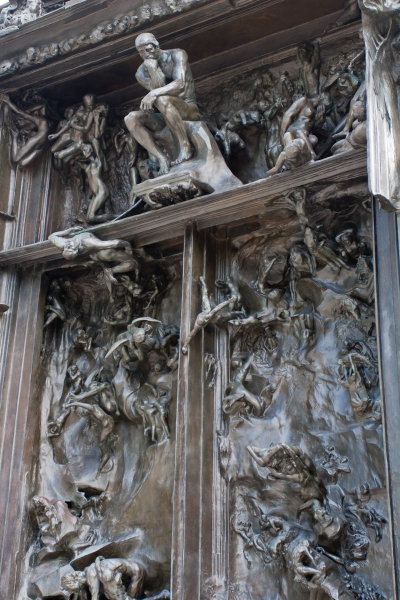 Part of the giant Gates of Hell doorway