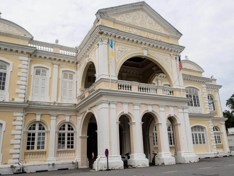 George Town's grandiose town hall dates to the 1880s