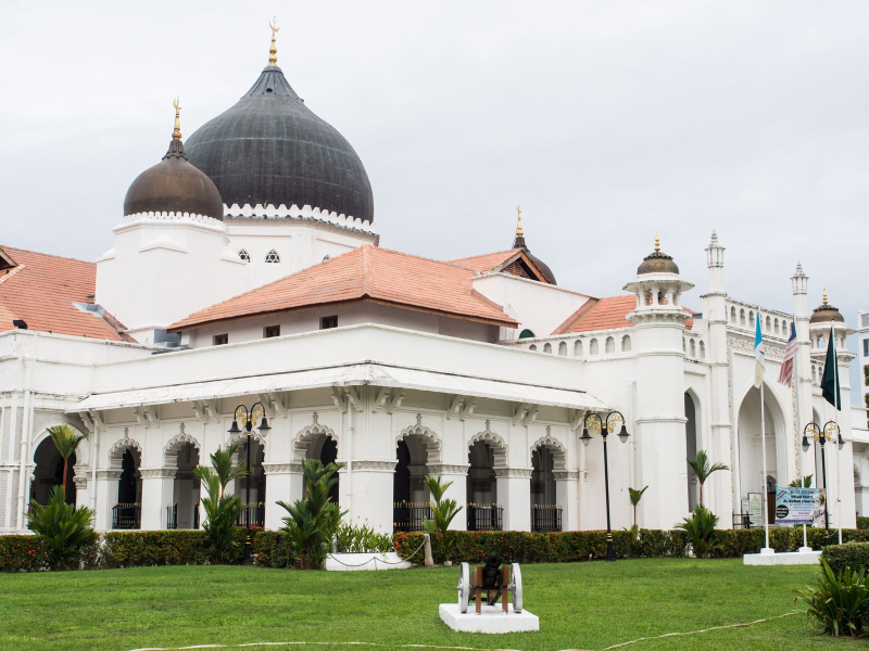 Penang's oldest mosque, built in 1801 by Indian Muslim soldiers who came with the British East India Company