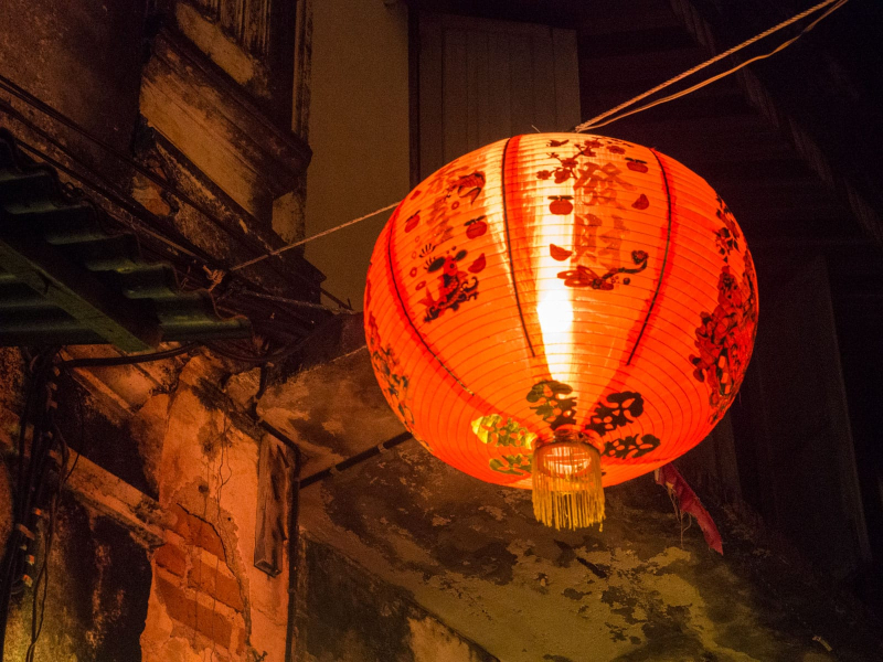 Melissa loves Chinese lanterns