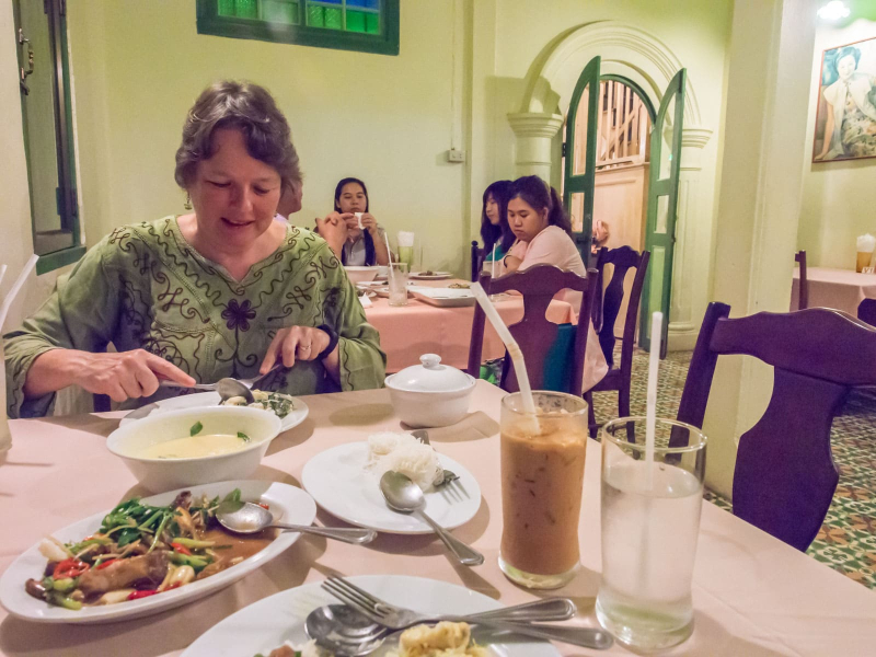 One of the best Thai restaurants in town is Raya, set in a renovated turn-of-the-century Chinese house