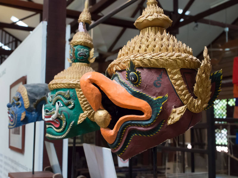 Masks for traditional Cambodian dances