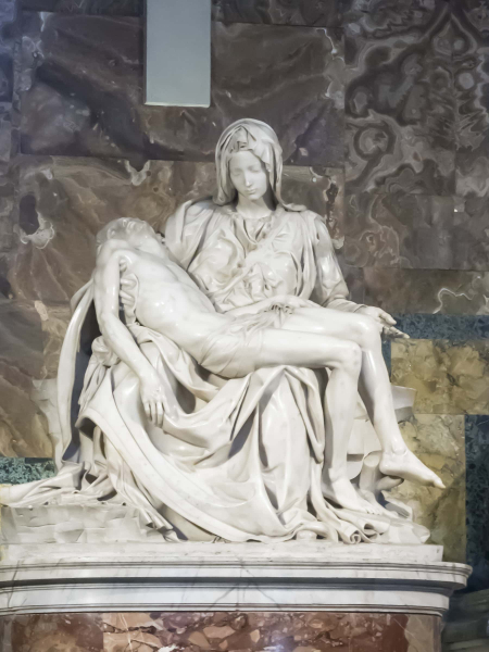 Michaelangelo's statue The Pieta