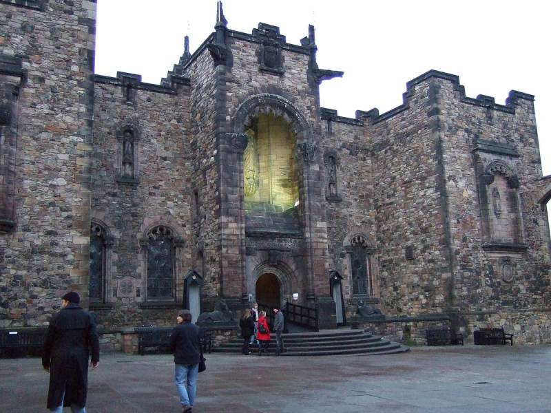 The castle's military memorial chapel.