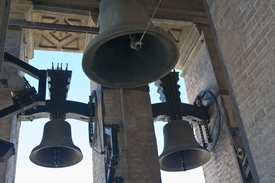 Bells at the top of the Giralda tower