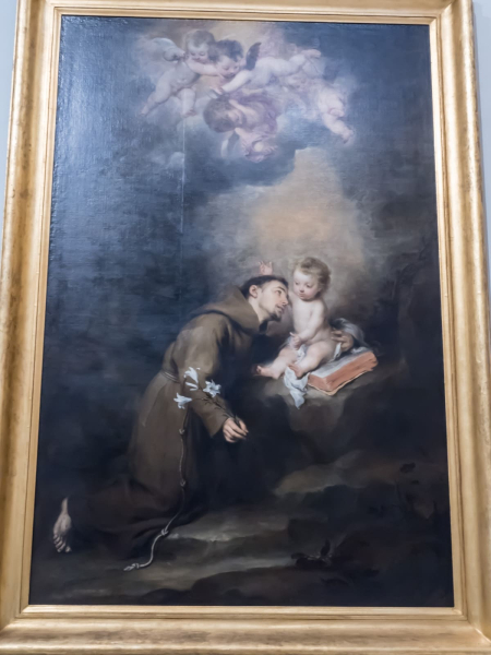 St. Anthony of Padua with the Christ Child by Murillo