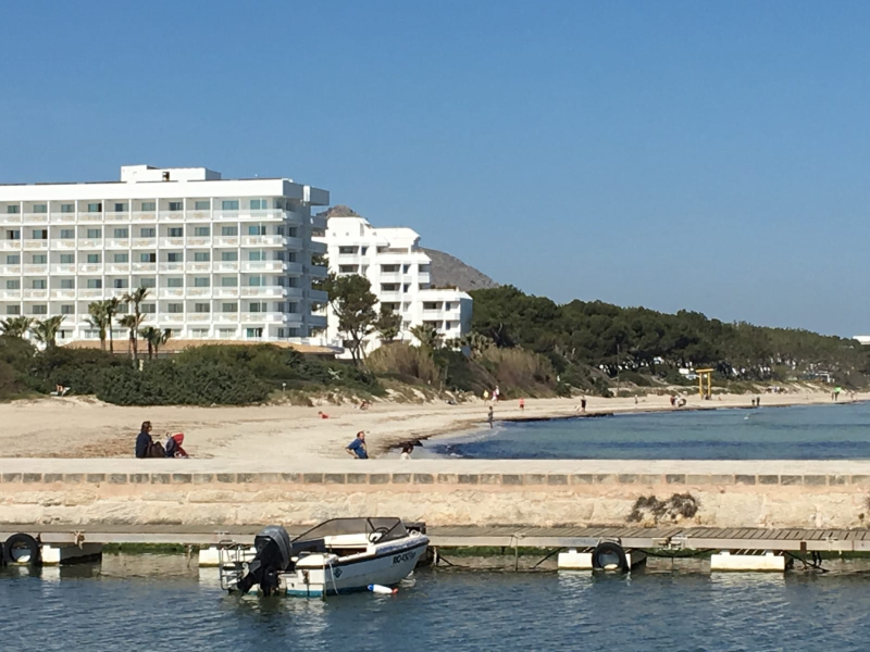 In summer, big hotels and resorts draw many vacationers to the beaches near Pollenca and Alcudia