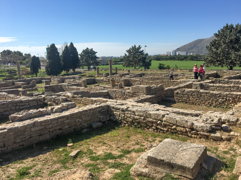 Ruins of the Roman city of Pollentia, outside present-day Alcudia