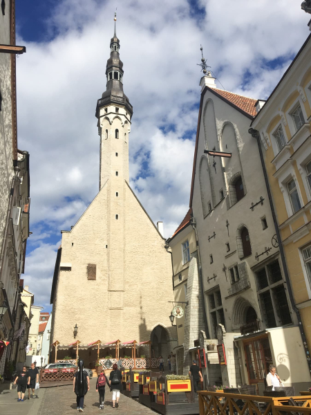 Tallin's Town Hall, built in 1404