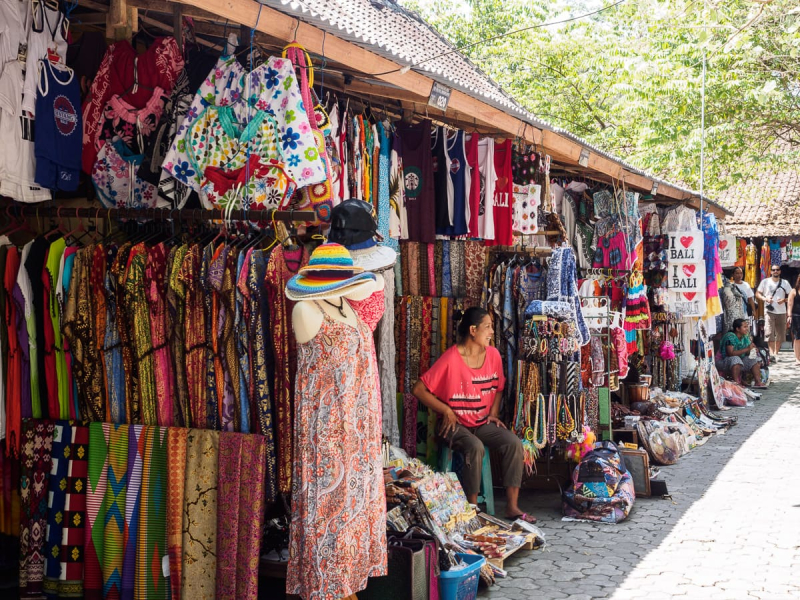 The route out of the holy site is, unfortunately, lined with cheap tourist shops