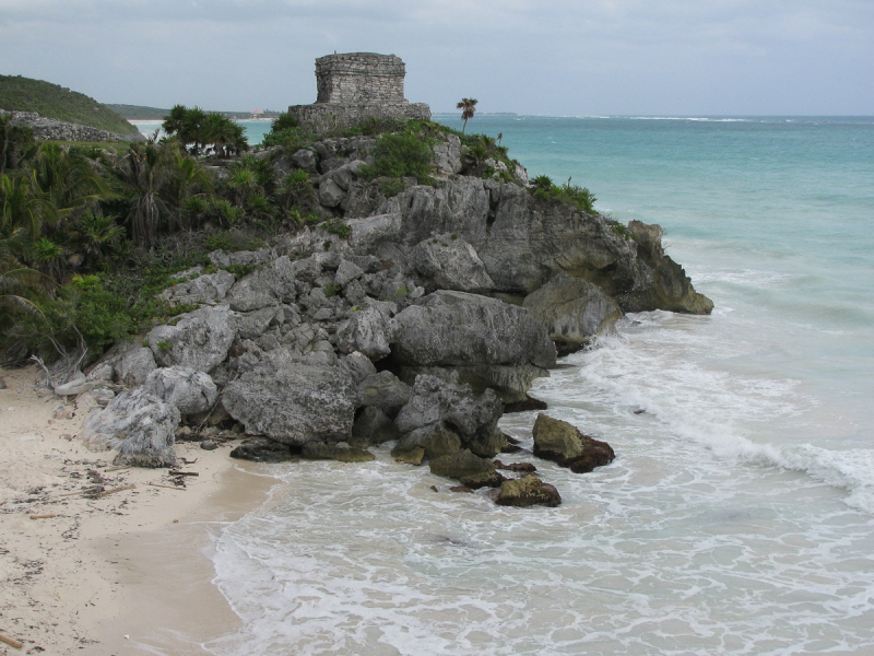 The Tulum settlement was thought to be an important coastal trading post
