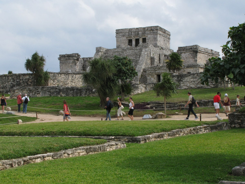 The Tulum compound was also a religious site dedicated to the rising and setting of the sun and Venus
