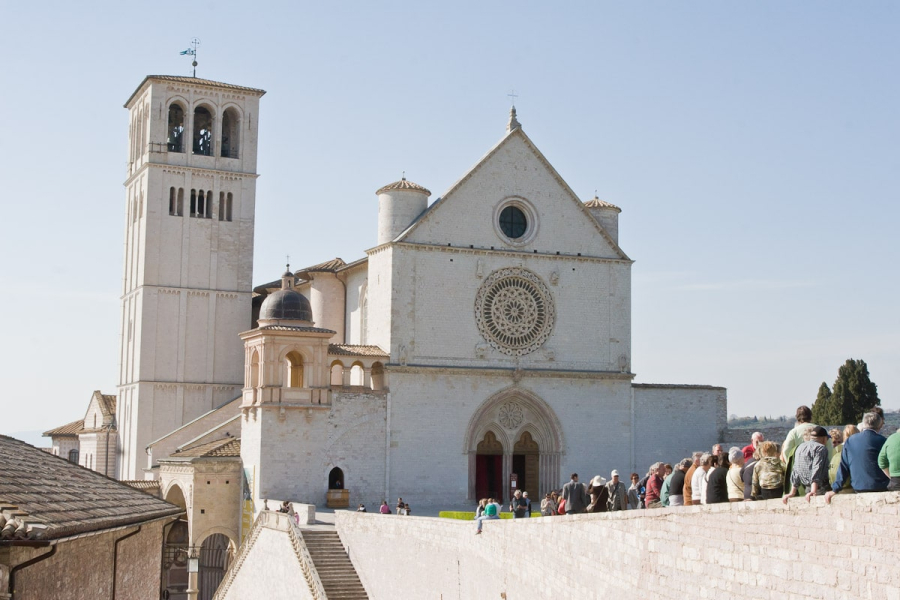 In nearby Assisi, the big, crowded Basilica of St. Francis