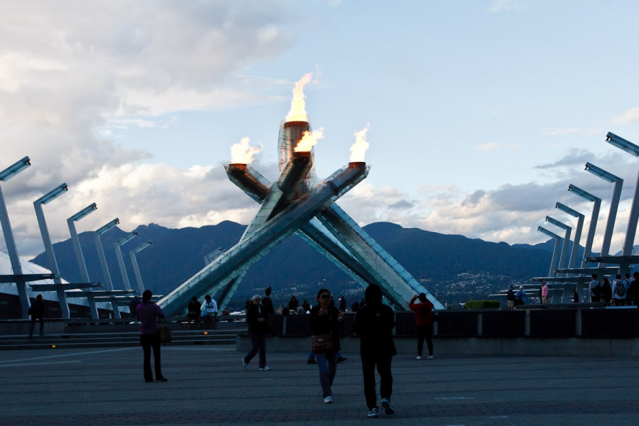 The cauldron from the 2010 Vancouver Olympics