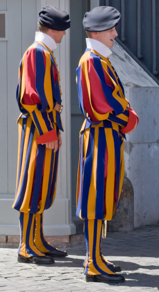 The Swiss Guard have provided security for the Vatican for centuries