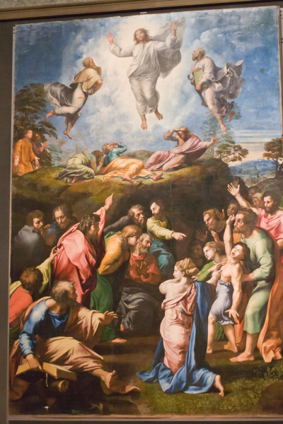 Raphael's 1520 "Transfiguration" in the Vatican Museums