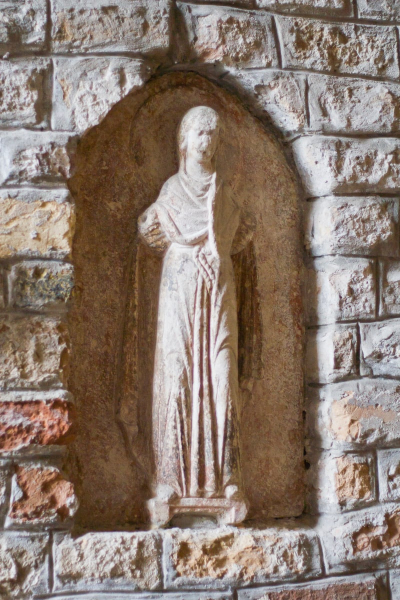 Extremely old carving of the Madonna in San Giacomo dell'Orio