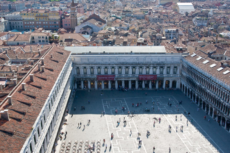 Piazza San Marco as seen from the belltower