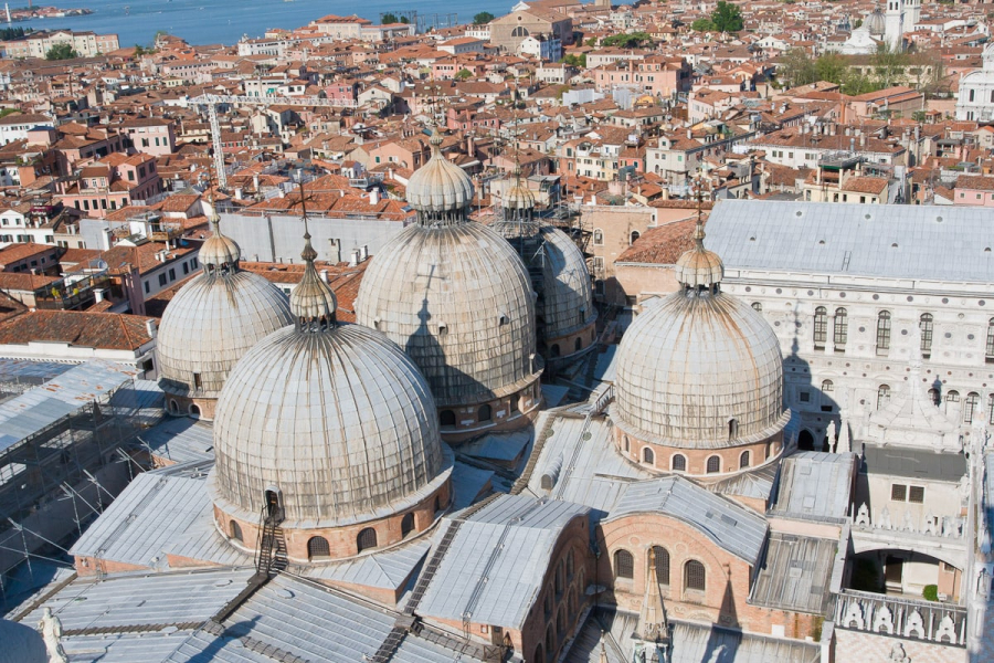 The domes of San Marco Basilica