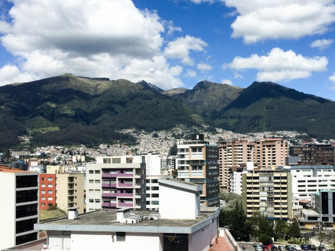 Quito skyline
