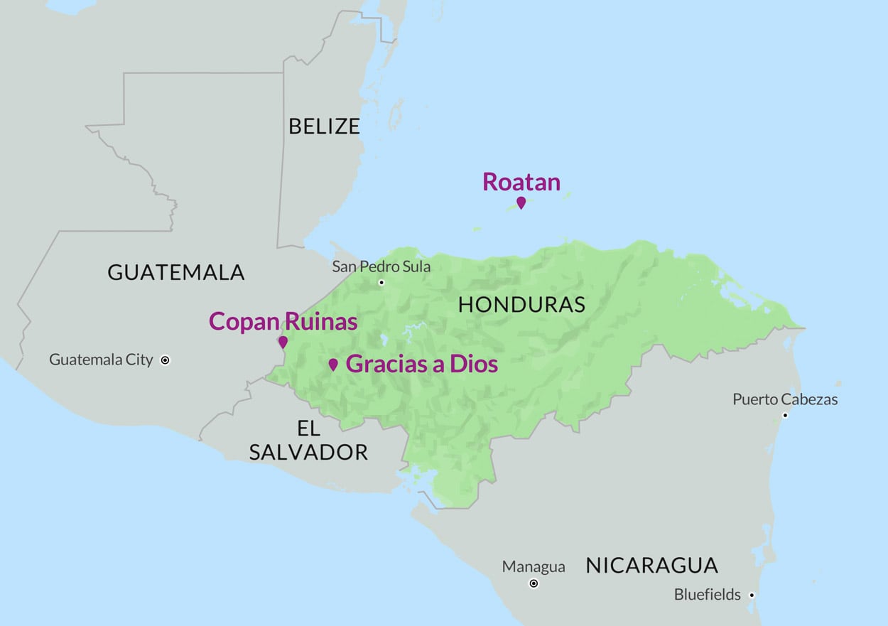 hondurasmap