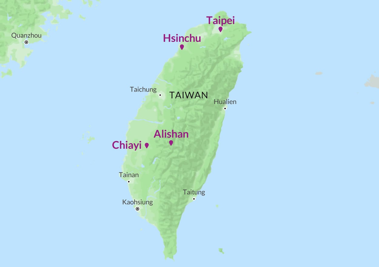 Taiwan map
